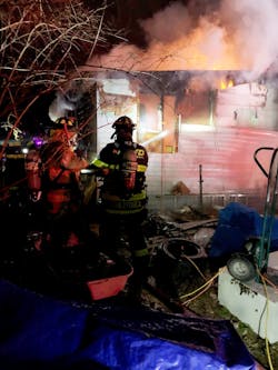 A hydrant line should be established before entering a hoarder house. While waiting for that, the first attack line may use an indirect attack on the room that’s closest to the seat of the fire to reduce the size and spread of the fire. A hydrant line should be established before entering a hoarder house. While waiting for that, the first attack line may use an indirect attack on the room that’s closest to the seat of the fire to reduce the size and spread of the fire.