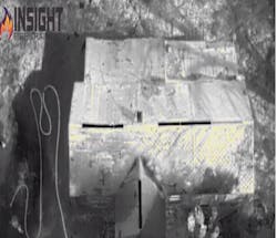 Qualitative thermography allows a drone operator/pilot to detect temperature differences from underneath the shingles of a house. The temperatures that are detected aren’t exact measurements but do allow for pinpointing problems’ location, relative severity, and potential spread or damage. Qualitative thermography allows a drone operator/pilot to detect temperature differences from underneath the shingles of a house. The temperatures that are detected aren’t exact measurements but do allow for pinpointing problems’ location, relative severity, and potential spread or damage.