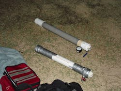 Although meth “cooks” don’t intend to create an improvised explosive device, that is in fact what they create. At a one-pot lab that was seized in northwestern Georgia., the cook went through the added step of incorporating a valve and pressure gauge to containers. Although pressure regulation might be more accurate via this approach, the cook created a PVC pipe bomb. Although meth “cooks” don’t intend to create an improvised explosive device, that is in fact what they create. At a one-pot lab that was seized in northwestern Georgia., the cook went through the added step of incorporating a valve and pressure gauge to containers. Although pressure regulation might be more accurate via this approach, the cook created a PVC pipe bomb.