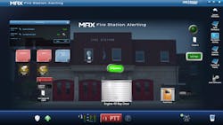 Zetron, which produces mission-critical integrated notification hardware and software, recently combined its MAX Dispatch system with its MAX Fire Station Alerting offering into a common core and user interface. This provides a simplified layout to an emergency control center.