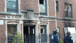 Chicago firefighters spotted smoke from a fatal fire at an East Chatham apartment building while they were headed back to the station from another call Wednesday.