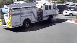 A firefighter and two police officers were struck by a driver who had been found unconscious in a store parking lot in Delano, CA, on April 28.
