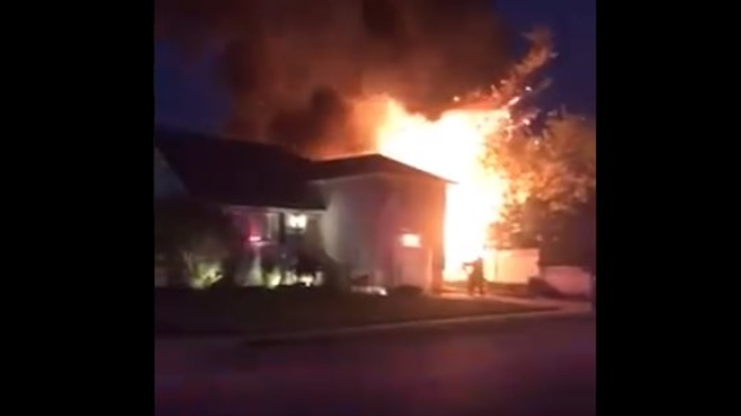 Video: NY Residential Fire Causes Propane Tanks to Explode | Firehouse Ran Out Of Propane In House
