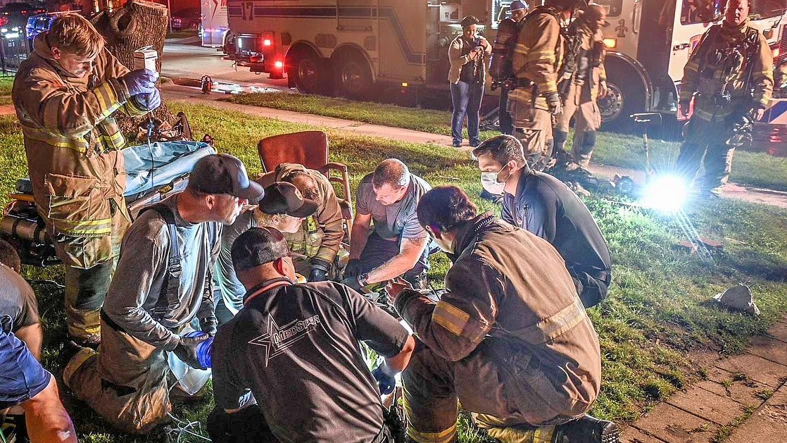 TX Firefighters Pull Critically Injured Man from Fire | Firehouse
