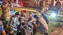 Fort Worth, TX, firefighters rescued a critically injured man from a house fire Tuesday.