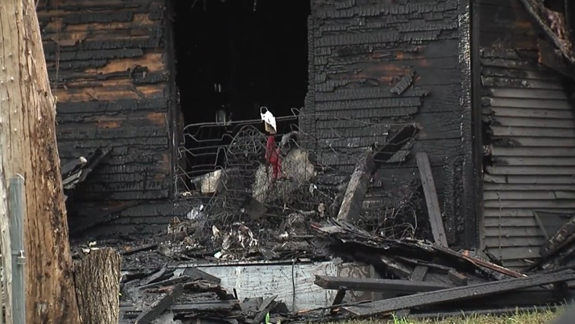 Two Kansas City, MO, firefighters were injured when a 12-foot porch collapsed during a residential fire Thursday.