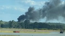 A Black Hawk helicopter crashed near the Leesburg, FL, Airport during a training exercise Tuesday. A Black Hawk helicopter crashed near the Leesburg, FL, Airport during a training exercise Tuesday.