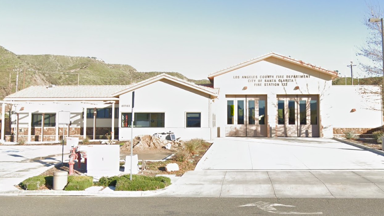 Los Angeles County Fire Department's Station 132 in Santa Clarita, CA.