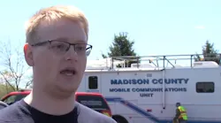 Chesterfield-Union, IN, Township volunteer firefighter Justin Harmeson.