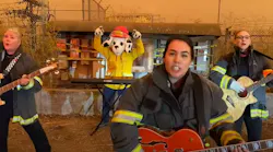 The Napa, CA, Fire Department created a viral video about fire safety that parodies the Talking Heads' 'Burnin' Down the House.'