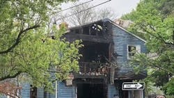 Two New Haven, CT, firefighters were injured batt Two New Haven, CT, firefighters were injured batt