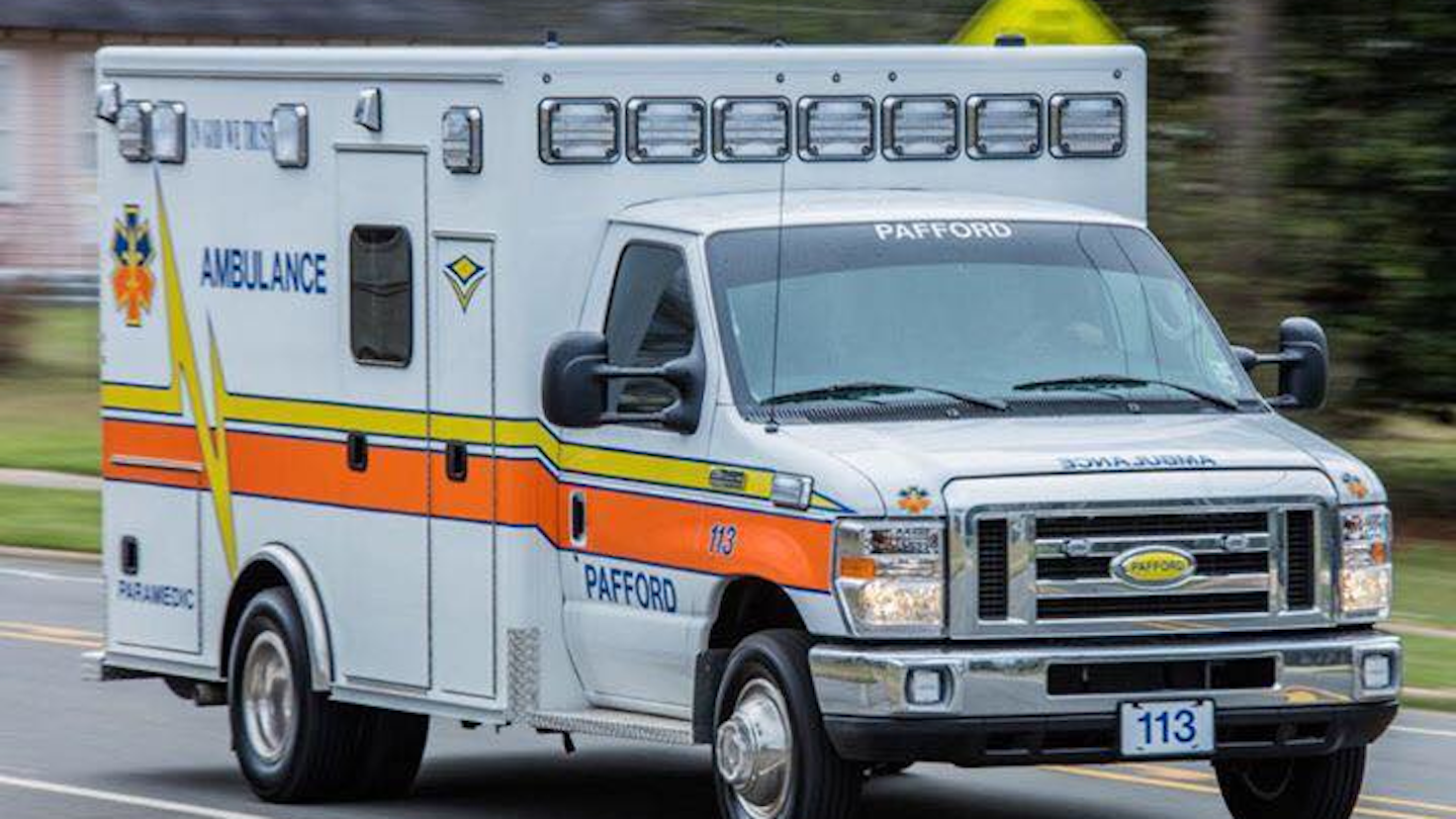 Van Collides with OK Ambulance Headed to Call Firehouse