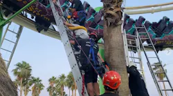 Phoenix and Glendale, AZ, technical rescue teams extricated 22 people from a stalled roller coaster at an amusement park Saturday.