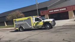 Two students and a custodian were injured during a shooting at a middle school in Rigby, ID, on Thursday. Two students and a custodian were injured during a shooting at a middle school in Rigby, ID, on Thursday.