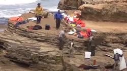 At least three people were killed and over two dozen people injured after a suspected human smuggling boat capsized off the coast of San Diego on Sunday. At least three people were killed and over two dozen people injured after a suspected human smuggling boat capsized off the coast of San Diego on Sunday.
