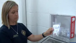 The Sellersburg, IN, Volunteer Fire Department has installed a publicly accessible 'Naloxbox' with kits of naloxone to help prevent opioid overdoses. The Sellersburg, IN, Volunteer Fire Department has installed a publicly accessible 'Naloxbox' with kits of naloxone to help prevent opioid overdoses.