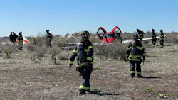 No one was injured in a midair collision between two small airplanes over Cherry Creek Reservoir in Colorado on Wednesday.