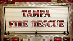 Tampa Fire Rescue Apparatus Back (fl)