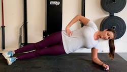 Hip/Core Endurance: Hip abduction—moving away from your body—is a motion and muscle group that’s neglected by many athletes, particularly men. Form is key with planks. Once you can hold any static position more than a minute, it’s time to progress. Hip/Core Endurance: Hip abduction—moving away from your body—is a motion and muscle group that’s neglected by many athletes, particularly men. Form is key with planks. Once you can hold any static position more than a minute, it’s time to progress.