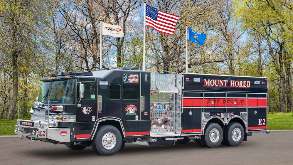 Delivery Mount Horeb, WI, Pumper/Tanker Firehouse