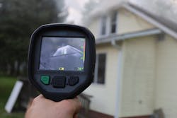 A thermal imaging camera’s use on the rural fireground is a substantial tool to help to mitigate the effect of fewer firefighters on scene. A thermal imaging camera’s use on the rural fireground is a substantial tool to help to mitigate the effect of fewer firefighters on scene.