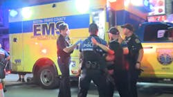 Austin-Travis County, TX, EMS medics struggled to reach victims during a shooting Saturday that injured 14 people. Austin-Travis County, TX, EMS medics struggled to reach victims during a shooting Saturday that injured 14 people.
