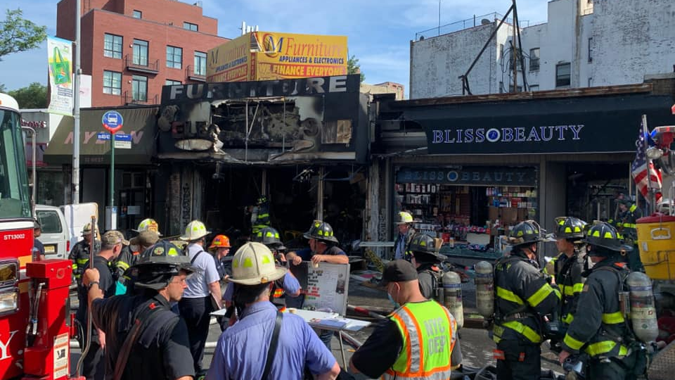 11 FDNY Firefighters Injured Battling 4Alarm Fire Firehouse