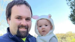 New Hope, TN, firefighter Cody Fox and his daughter, Ariana. New Hope, TN, firefighter Cody Fox and his daughter, Ariana.