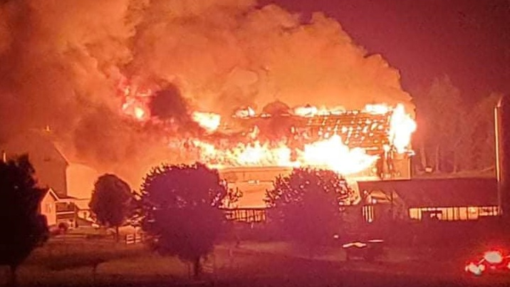 Honey Brook Dairy Farm Fire (pa)