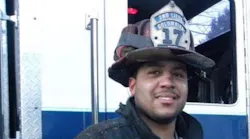 Spring Valley, NY, firefighter Jared Lloyd.