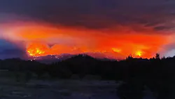 The Lava Fire along Mount Shasta, CA, has burned over 13,000 acres.