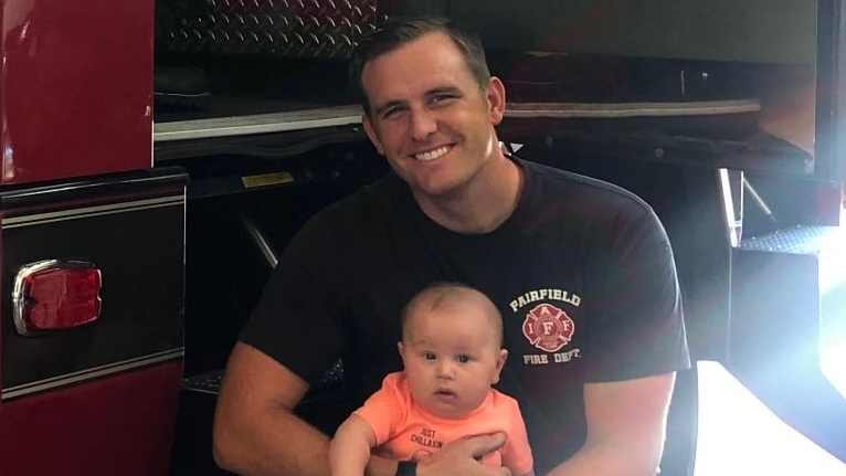 Fairfield, CA, firefighter/paramedic Ryan Hughes.