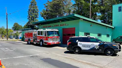 Santa Rosa, CA, firefighters treated a gunshot victim who drove himself to the department's Burbank Avenue station Tuesday. The victim was then taken to the hospital in serious but stable condition.
