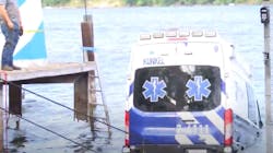 A Kunkel Ambulance unit was stolen Sunday from Utica, NY, while it was being cleaned as part of COVID-19 protocols and then driven into Irondequoit Bay near Rochester following a police chase. A Kunkel Ambulance unit was stolen Sunday from Utica, NY, while it was being cleaned as part of COVID-19 protocols and then driven into Irondequoit Bay near Rochester following a police chase.