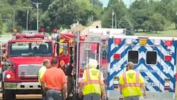 Two workers were injured when a flash fire and explosion erupted while installing a geothermal heating system in a Warren County, OH, home Tuesday. Two workers were injured when a flash fire and explosion erupted while installing a geothermal heating system in a Warren County, OH, home Tuesday.