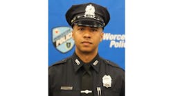Worcester Police Officer Manny Familia. Worcester Police Officer Manny Familia.