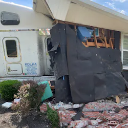 A tractor-trailer crashed into a home Thursday, and Nashville, TN, firefighters needed to extricate a person from another vehicle involved in the accident. A tractor-trailer crashed into a home Thursday, and Nashville, TN, firefighters needed to extricate a person from another vehicle involved in the accident.