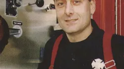 New Bern, NC, No. 7 Township Fire & Rescue volunteer firefighter Ralph DeBlasi.