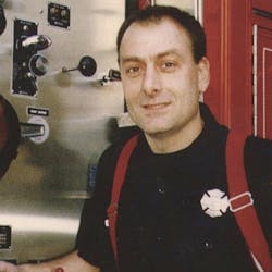 New Bern, NC, No. 7 Township Fire & Rescue volunteer firefighter Ralph DeBlasi. New Bern, NC, No. 7 Township Fire & Rescue volunteer firefighter Ralph DeBlasi.