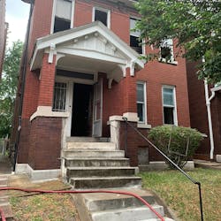 Three St. Louis firefighters were injured during a mayday while battling a vacant house fire Thursday. Three St. Louis firefighters were injured during a mayday while battling a vacant house fire Thursday.