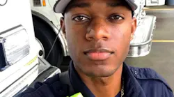 New Haven, CT, firefighter Samod 'Nuke' Rankins.