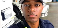 New Haven, CT, firefighter Samod 'Nuke' Rankins.
