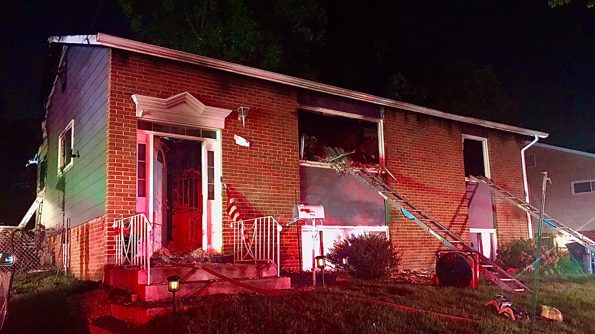Two Prince George's County, MD, firefighters were injured during a fatal house fire in District Heights late Sunday.