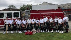 The Greater Boston Firefighters Pipes and Drums. The Greater Boston Firefighters Pipes and Drums.
