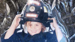The daughter of a Salinas, CA, firefighter is trying to help his dad for his recently lost Captain helmet that has her baby picture inside.