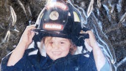 The daughter of a Salinas, CA, firefighter is trying to help his dad for his recently lost Captain helmet that has her baby picture inside. The daughter of a Salinas, CA, firefighter is trying to help his dad for his recently lost Captain helmet that has her baby picture inside.