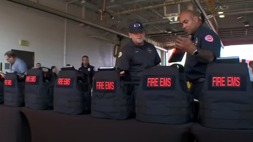 Residents and businesses have raised money to pay for more than 30 ballistic vests and helmets for St. Paul, MN, firefighters.