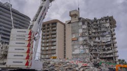 Search efforts resumed Friday at the scene of the collapse of the 12-story condo tower in Surfside, FL. Search efforts resumed Friday at the scene of the collapse of the 12-story condo tower in Surfside, FL.
