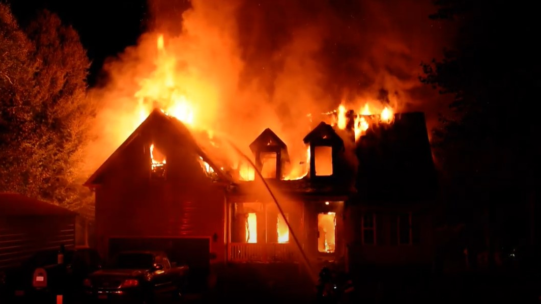 Two people were found dead in a house fire in Troutman, NC, on Tuesday that authorities are investigating it as suspiscious.