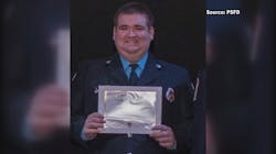 Firefighter Corey Spencer. Firefighter Corey Spencer.